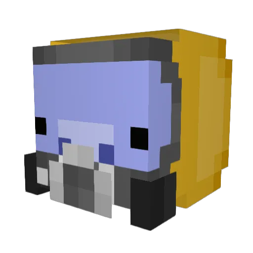 wemmzyy Minecraft avatar head, 3D render