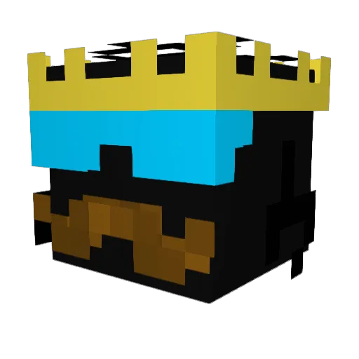 wemp2 Minecraft avatar head, 3D render