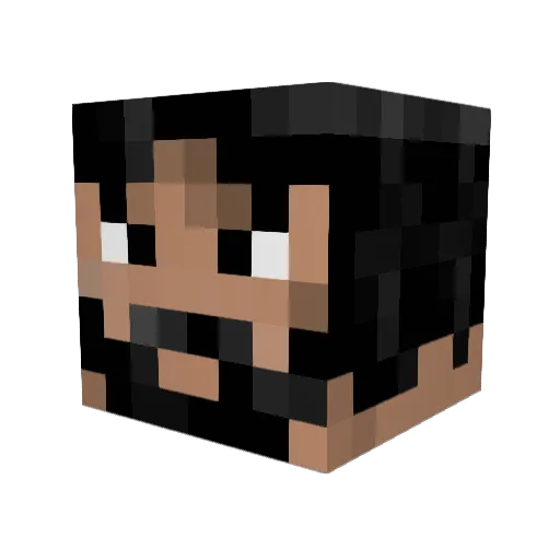 werewolf7845 Minecraft avatar head, 3D render