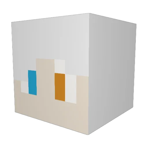 werewolfnotfound Minecraft avatar head, 3D render