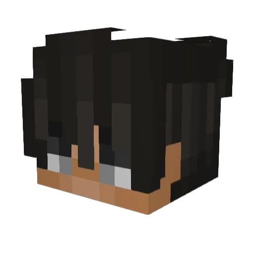 werg0n Minecraft avatar head, 3D render