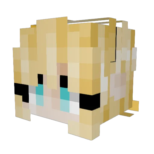 werner2004 Minecraft avatar head, 3D render
