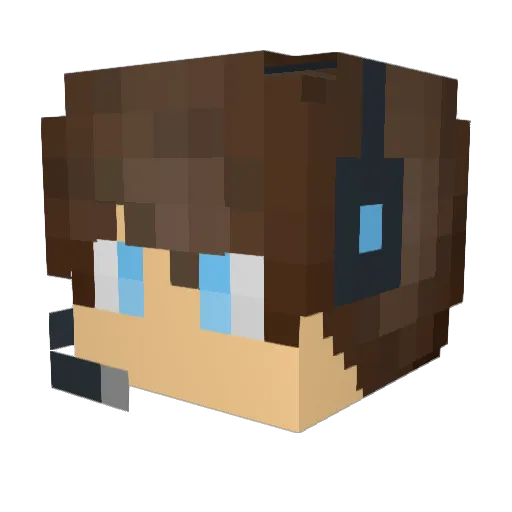 weronika3361 Minecraft avatar head, 3D render