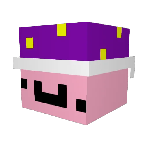 werpt Minecraft avatar head, 3D render