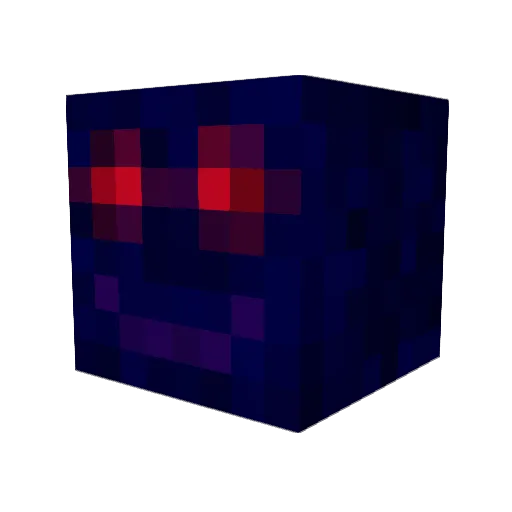 wertls Minecraft avatar head, 3D render