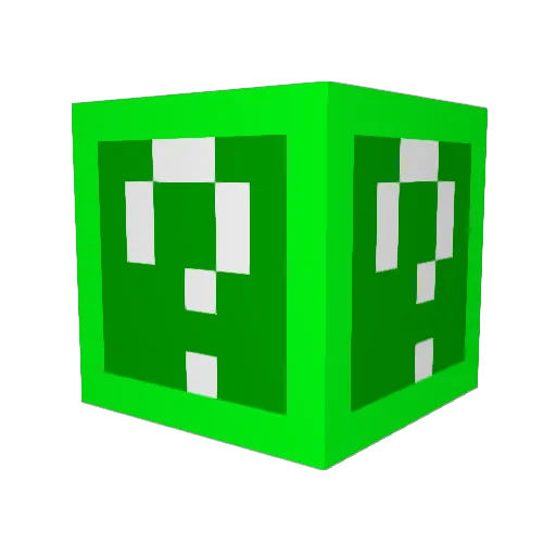 wervn Minecraft avatar head, 3D render
