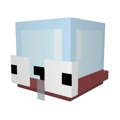 wes036 Minecraft avatar head, 3D render