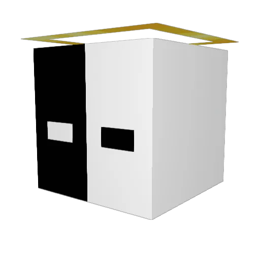 wes_77 Minecraft avatar head, 3D render