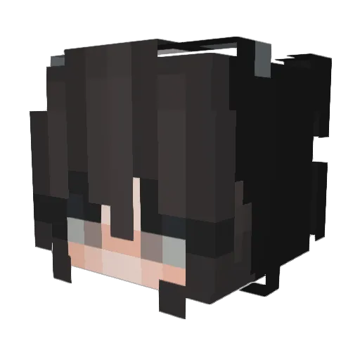 weshedrick Minecraft avatar head, 3D render