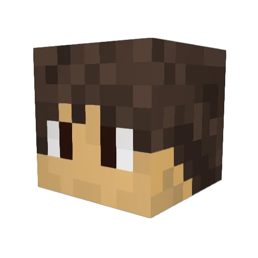 wesley765 Minecraft avatar head, 3D render