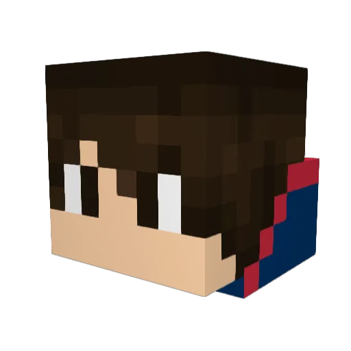 wesleyr0499 Minecraft avatar head, 3D render