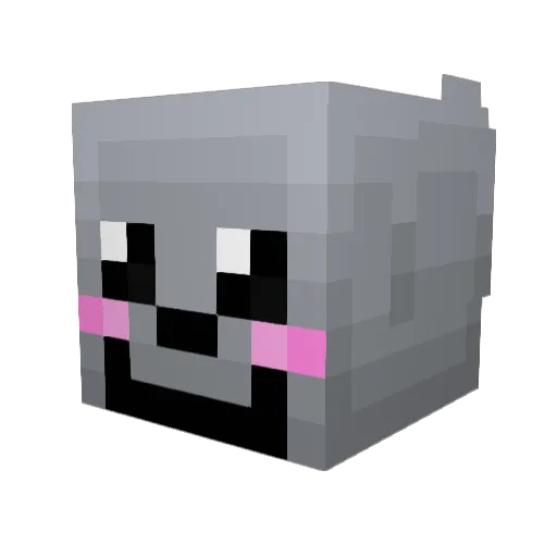 weso Minecraft avatar head, 3D render