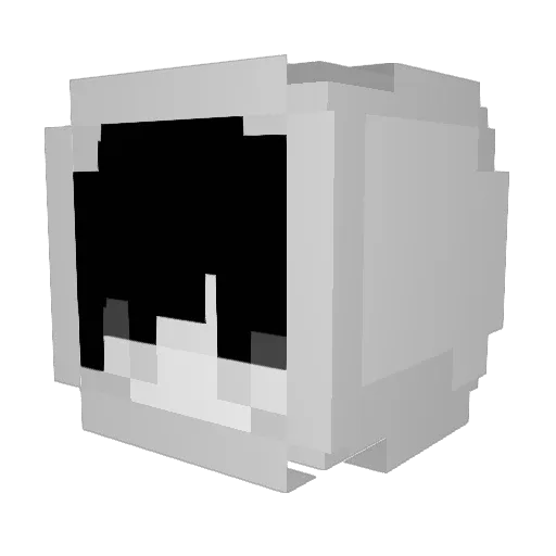 wesolyszymon Minecraft avatar head, 3D render