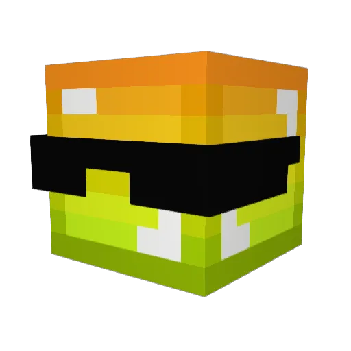 wesseli98 Minecraft avatar head, 3D render