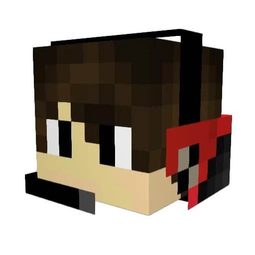 wesstack04 Minecraft avatar head, 3D render