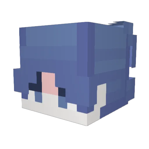 wessuntr Minecraft avatar head, 3D render