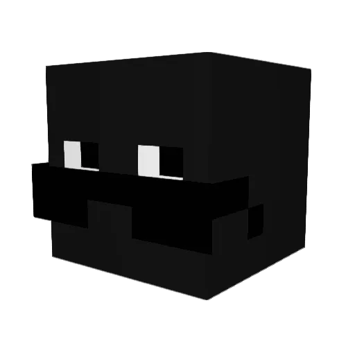 wester187e Minecraft avatar head, 3D render