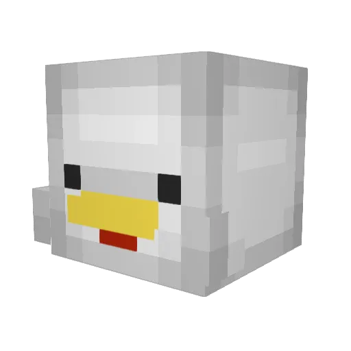 westerndude Minecraft avatar head, 3D render