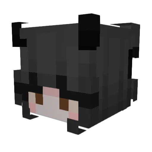 westkyo Minecraft avatar head, 3D render