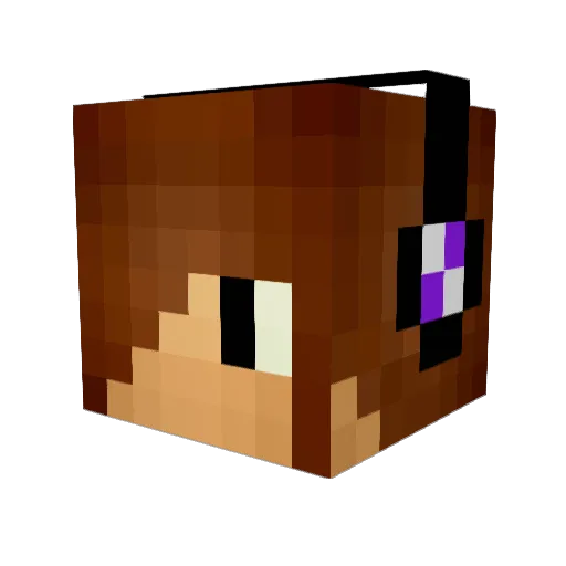 westonguy Minecraft avatar head, 3D render