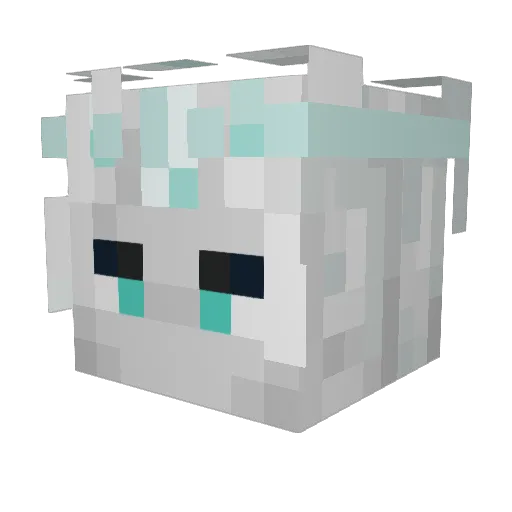 wetpistol Minecraft avatar head, 3D render