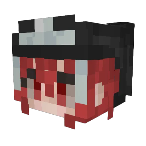 wetslop Minecraft avatar head, 3D render