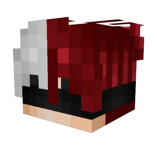 wexby Minecraft avatar head, 3D render