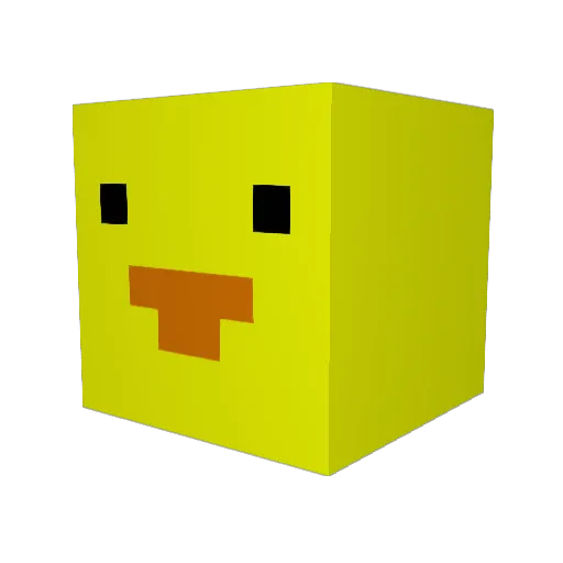 wexxxxx Minecraft avatar head, 3D render