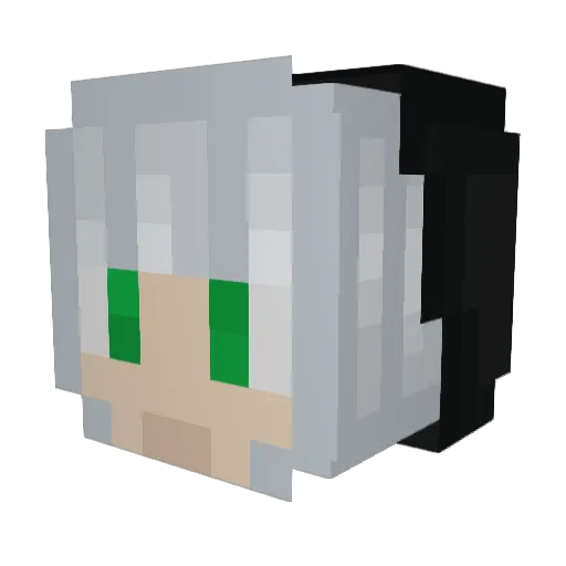 weyheysmith Minecraft avatar head, 3D render