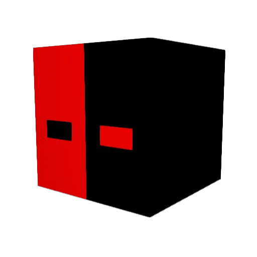 weztic Minecraft avatar head, 3D render