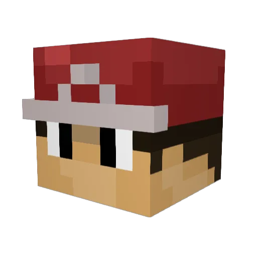 wfrancp Minecraft avatar head, 3D render