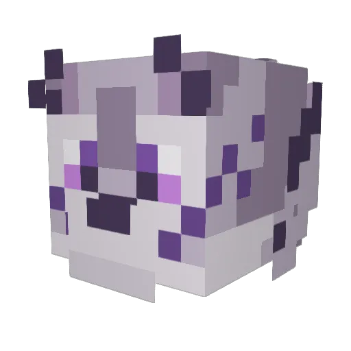 wfulle Minecraft avatar head, 3D render