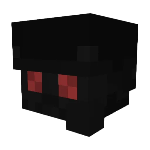 whale_B Minecraft avatar head, 3D render