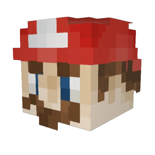whalefish30 Minecraft avatar head, 3D render