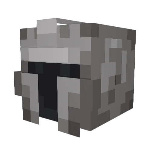whalefullspace Minecraft avatar head, 3D render