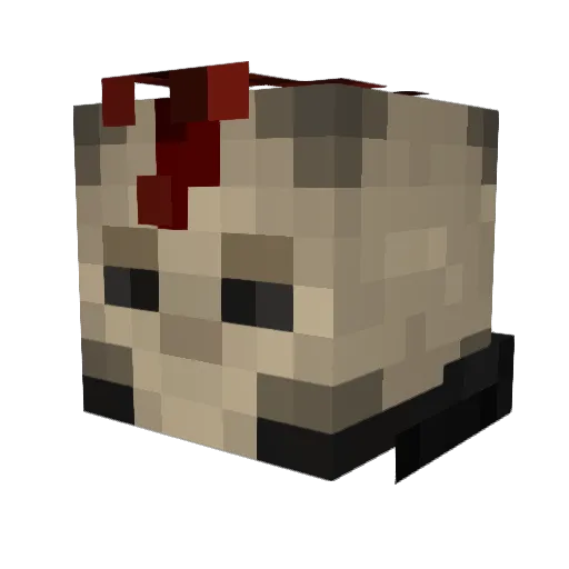 whalepunkk Minecraft avatar head, 3D render