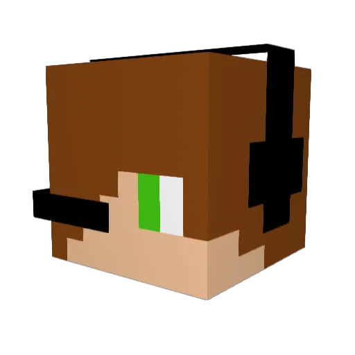 whaly05 Minecraft avatar head, 3D render