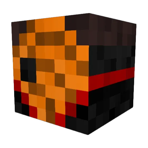 whandi Minecraft avatar head, 3D render