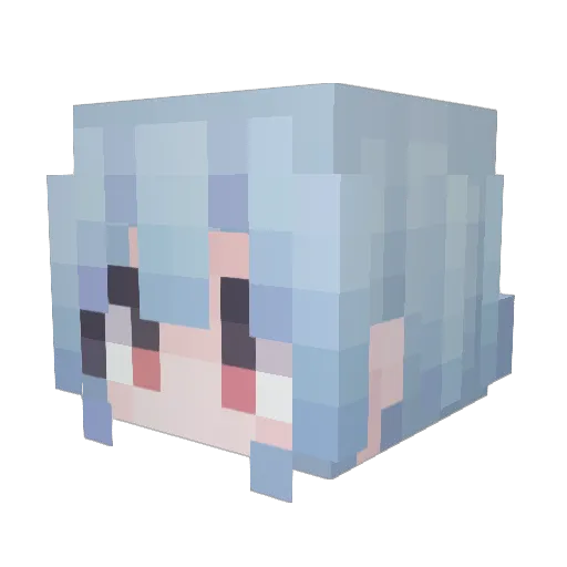 what2008 Minecraft avatar head, 3D render