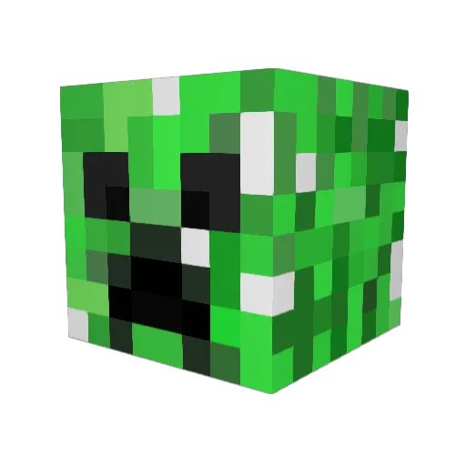 what23 Minecraft avatar head, 3D render