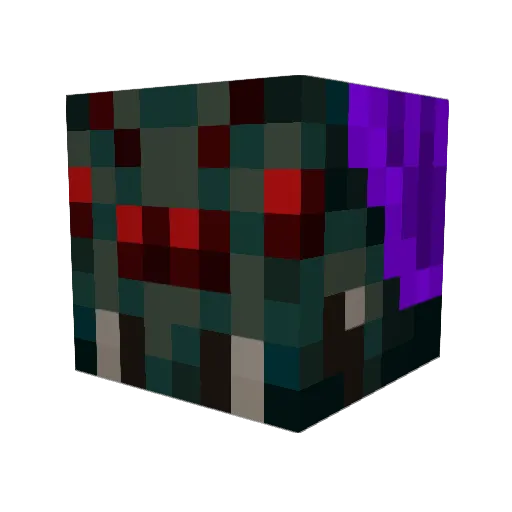 what_The_21 Minecraft avatar head, 3D render