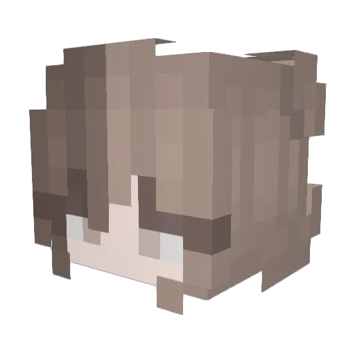 whateverman3 Minecraft avatar head, 3D render