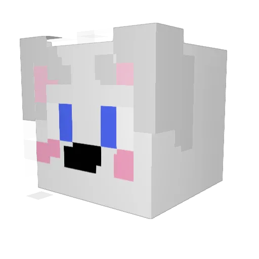 whathead07 Minecraft avatar head, 3D render