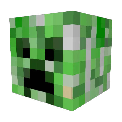 whatismyname2 Minecraft avatar head, 3D render