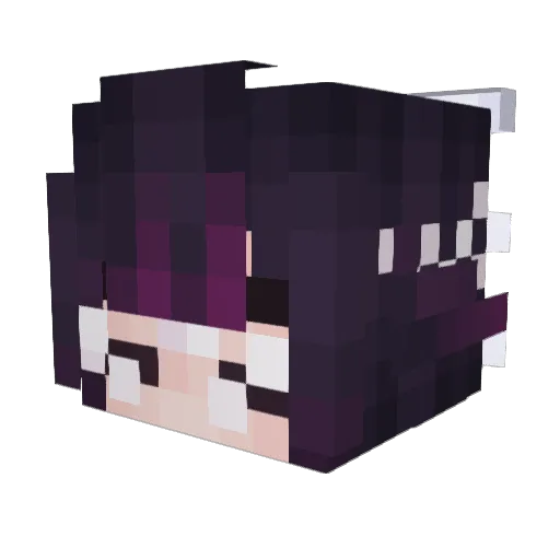 whatsername59 Minecraft avatar head, 3D render