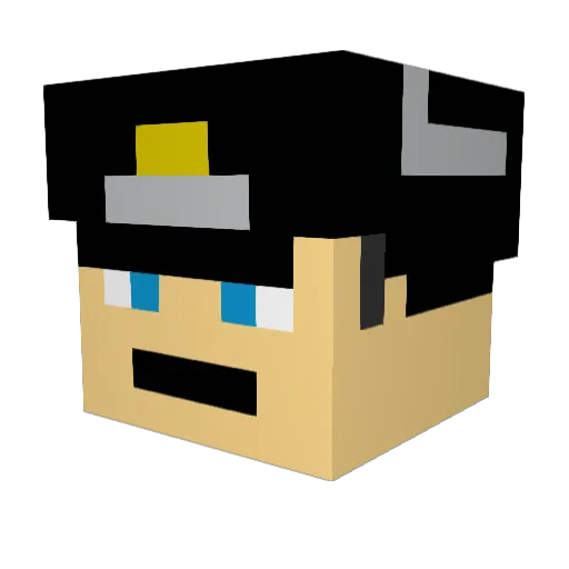 whatthedirge Minecraft avatar head, 3D render