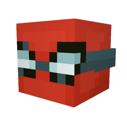 whattisangela Minecraft avatar head, 3D render