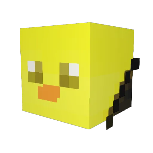 wheatbread19 Minecraft avatar head, 3D render