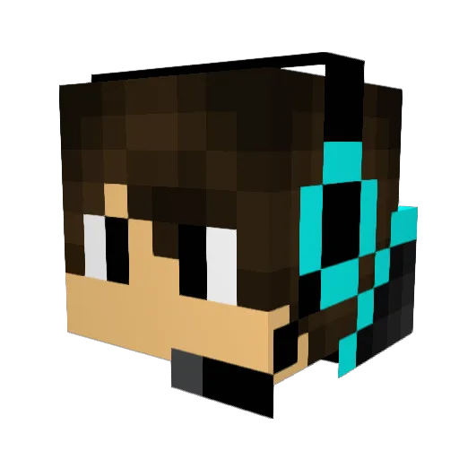 whelan25 Minecraft avatar head, 3D render