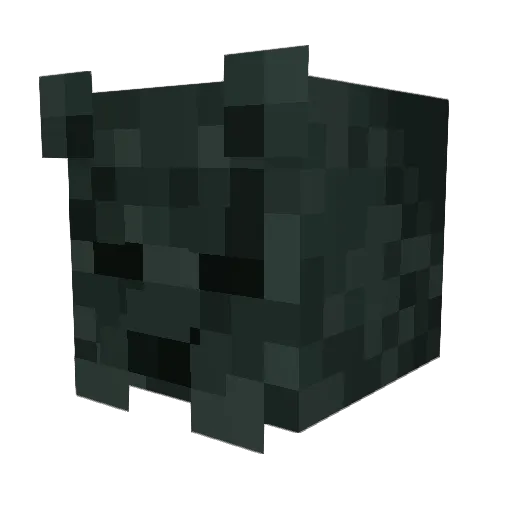 whelkin Minecraft avatar head, 3D render